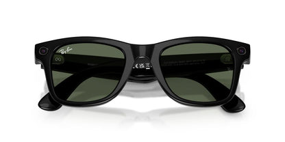 Anteojos De Sol Ray-Ban 0RW4012 Wayfarer Verde/Negro