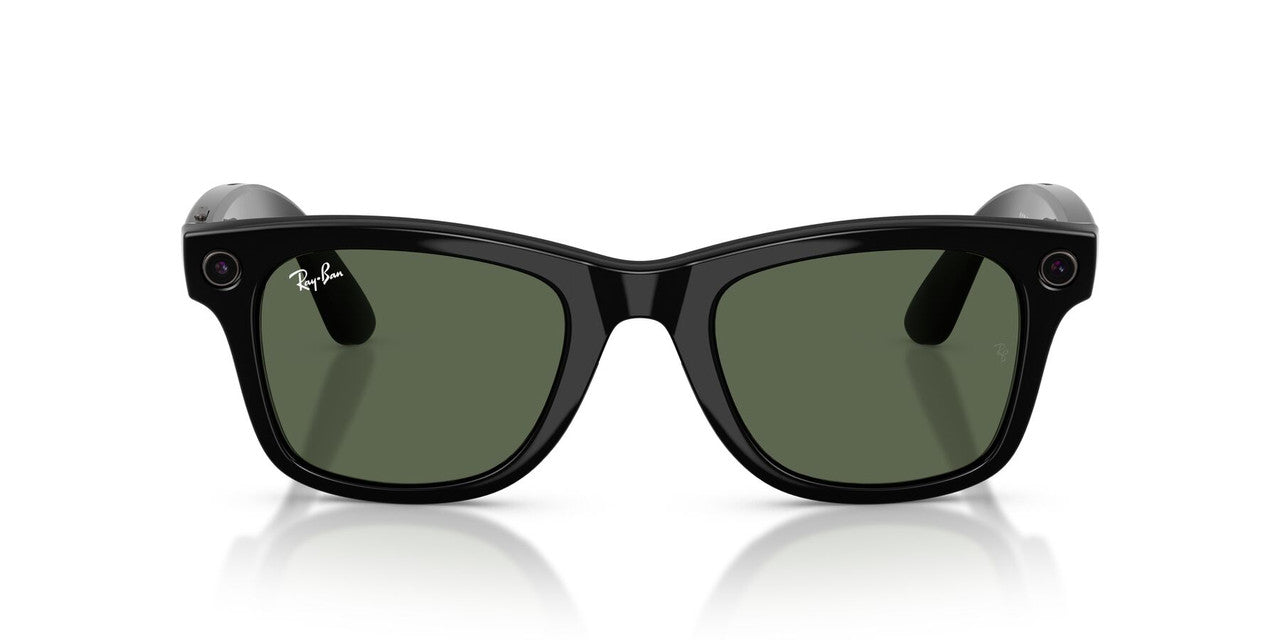 Anteojos De Sol Ray-Ban Meta 0RW4012 Wayfarer Verde/Negro