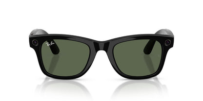 Anteojos De Sol Ray-Ban Meta 0RW4012 Wayfarer Verde/Negro