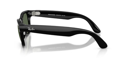 Anteojos De Sol Ray-Ban Meta 0RW4012 Wayfarer Verde/Negro