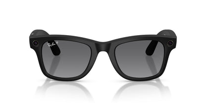 Anteojos De Sol Ray-Ban Meta 0RW4012 Wayfarer Gris/Negro