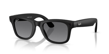 Anteojos De Sol Ray-Ban Meta 0RW4012 Wayfarer Gris/Negro