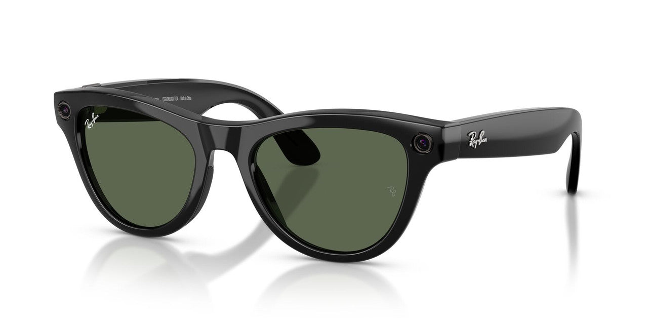 Anteojos De Sol Ray-Ban Meta 0RW4014 Skyler Verde/Negro