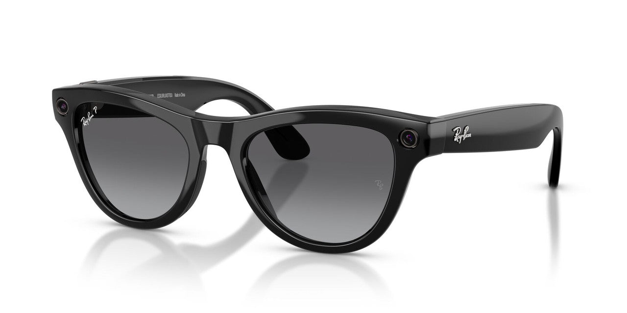 Anteojos De Sol Ray-Ban Meta 0RW4014 Skyler Gris/Negro