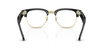 Anteojos de Sol Ray-Ban Meta Audio 0RW7004 Clubmaster Negro/Verde Transitions