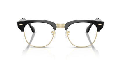 Anteojos de Sol Ray-Ban Meta Audio 0RW7004 Clubmaster Negro/Verde Transitions