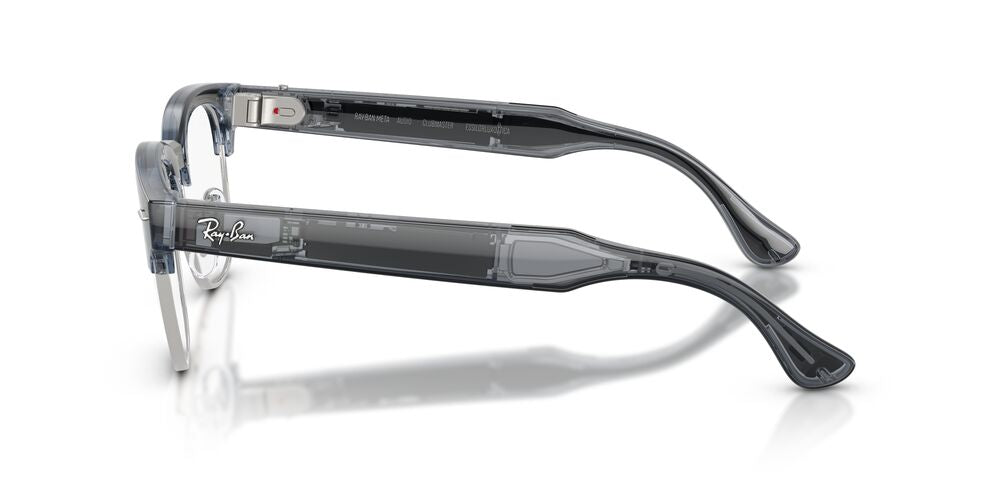 Anteojos de Sol Ray-Ban Meta Audio 0RW7004 Clubmaster Azul/Azul Transitions