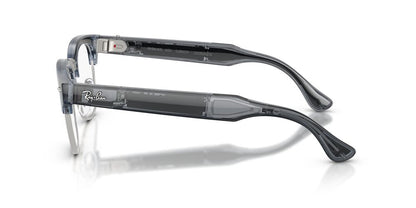 Anteojos de Sol Ray-Ban Meta Audio 0RW7004 Clubmaster Azul/Azul Transitions