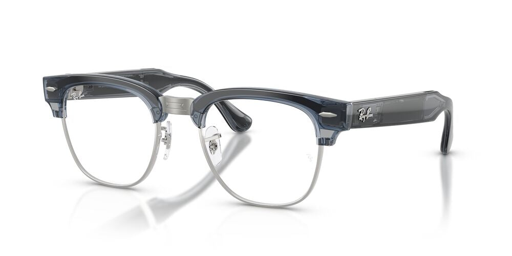 Anteojos de Sol Ray-Ban Meta Audio 0RW7004 Clubmaster Azul/Azul Transitions