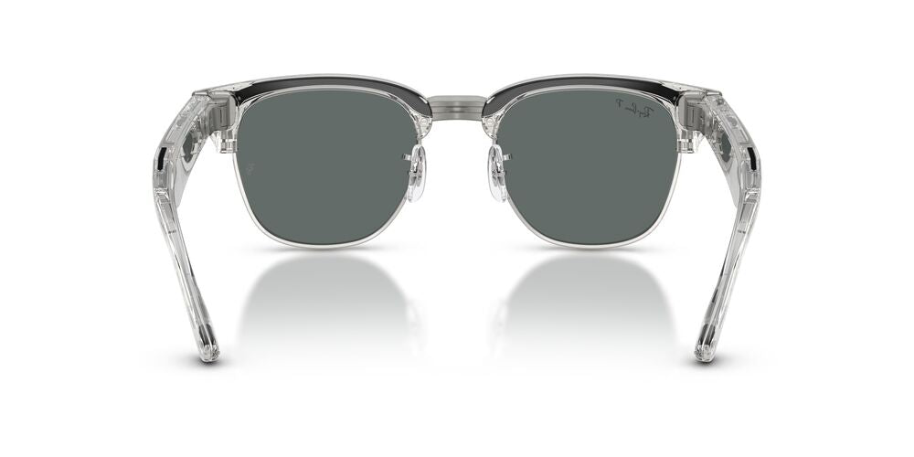 Anteojos de Sol Ray-Ban Meta Audio 0RW7004 Clubmaster Gris/Gris
