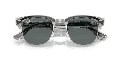 Anteojos de Sol Ray-Ban Meta Audio 0RW7004 Clubmaster Gris/Gris