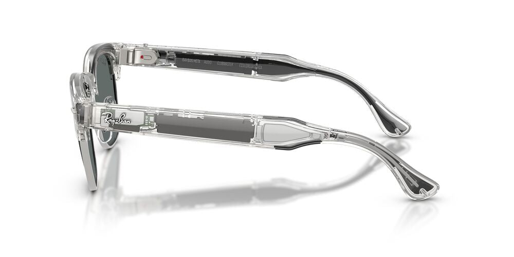 Anteojos de Sol Ray-Ban Meta Audio 0RW7004 Clubmaster Gris/Gris