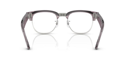Anteojos de Sol Ray-Ban Meta Audio 0RW7004 Clubmaster Morado/Rojo Transitions