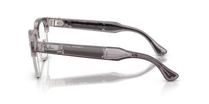 Anteojos de Sol Ray-Ban Meta Audio 0RW7004 Clubmaster Morado/Rojo Transitions