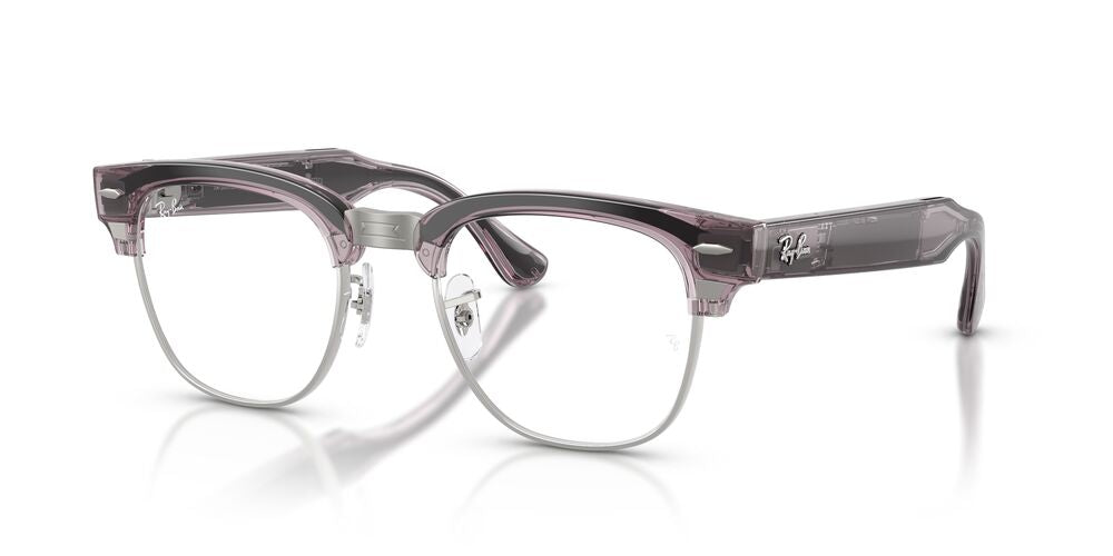 Anteojos de Sol Ray-Ban Meta Audio 0RW7004 Clubmaster Morado/Rojo Transitions
