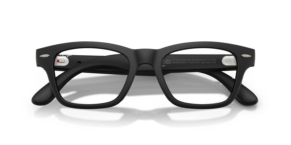 Anteojos de Sol Ray-Ban Meta Audio 0RW7005 Burbank Negro/Verde Transitions