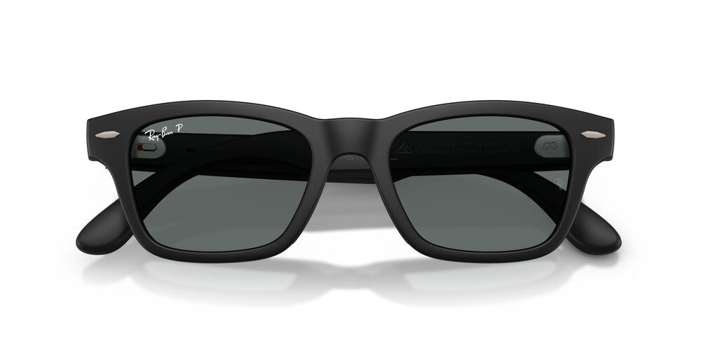 Anteojos de Sol Ray-Ban Meta Audio 0RW7005 Burbank Negro/Gris
