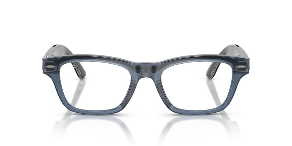 Anteojos de Sol Ray-Ban Meta Audio 0RW7005 Burbank Azul/Azul Transitions