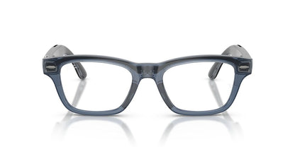 Anteojos de Sol Ray-Ban Meta Audio 0RW7005 Burbank Azul/Azul Transitions
