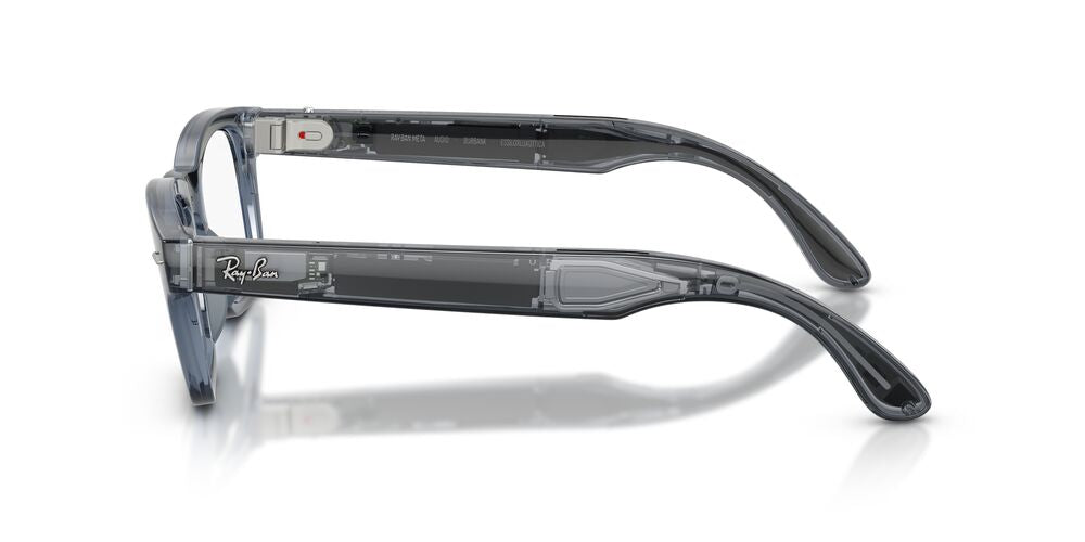 Anteojos de Sol Ray-Ban Meta Audio 0RW7005 Burbank Azul/Azul Transitions