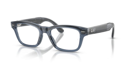 Anteojos de Sol Ray-Ban Meta Audio 0RW7005 Burbank Azul/Azul Transitions