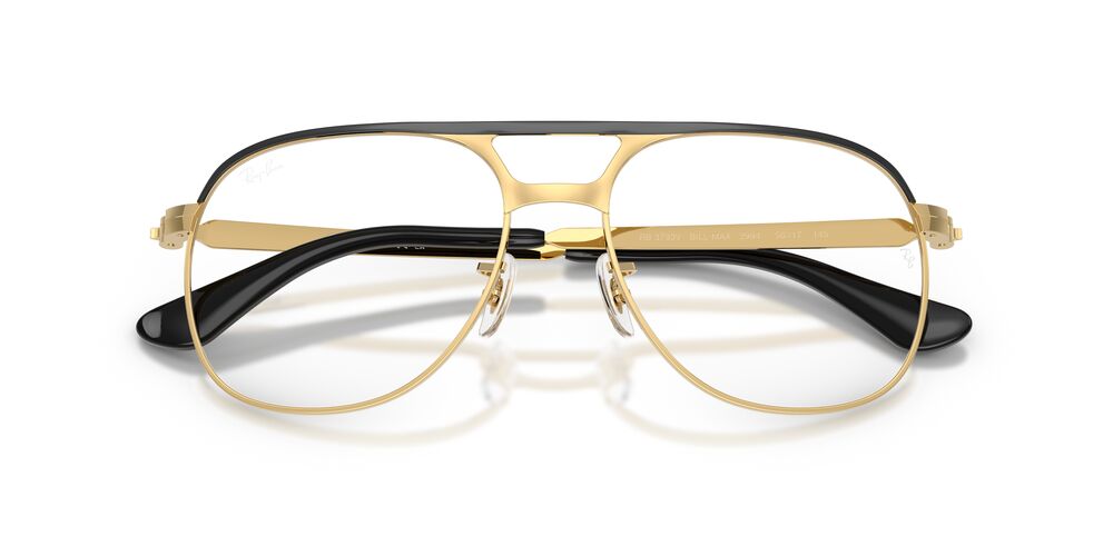 Anteojos Ópticos Ray-Ban 0RX3793V Bill Max Matte Black On Gold