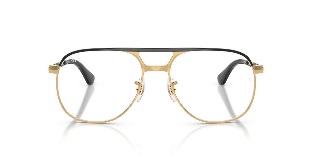 Anteojos Ópticos Ray-Ban 0RX3793V Bill Max Matte Black On Gold