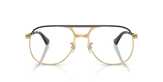 Anteojos Ópticos Ray-Ban 0RX3793V Bill Max Matte Black On Gold