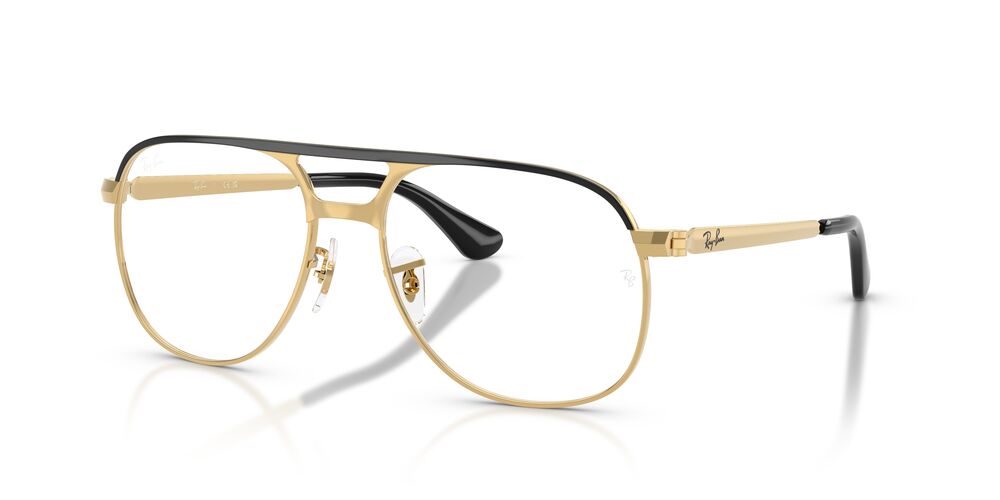 Anteojos Ópticos Ray-Ban 0RX3793V Bill Max Matte Black On Gold