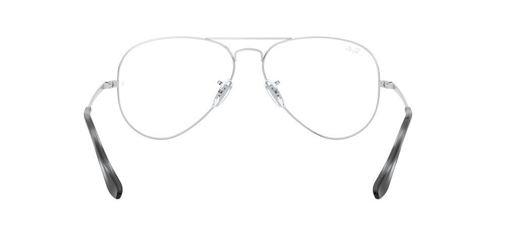 Anteojos Ópticos Ray-Ban 0RX6489 Aviator Plateado