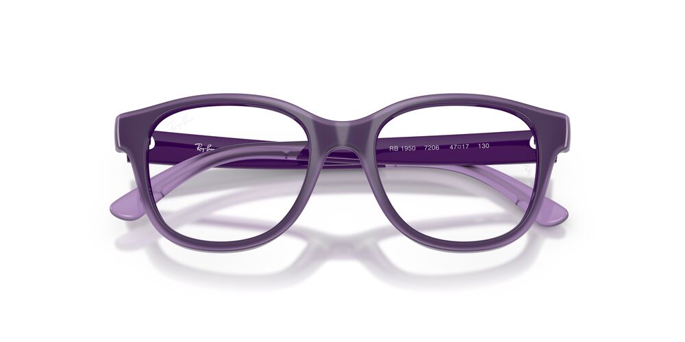 Anteojos Ópticos Ray-Ban 0RY1950 Violet With Transparent Violet Violeta