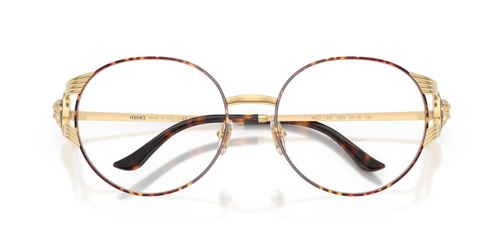 Anteojos Ópticos Versace 0VE1320 Gold Versace/Havana Dorado