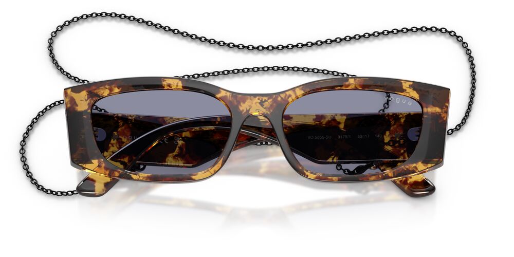 Anteojos De Sol Vogue VO5655SU Honey Havana Grey Gris/Crema