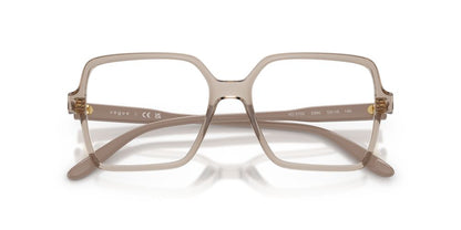 Anteojos Ópticos Vogue 0VO5702 Transparent Caramel Café