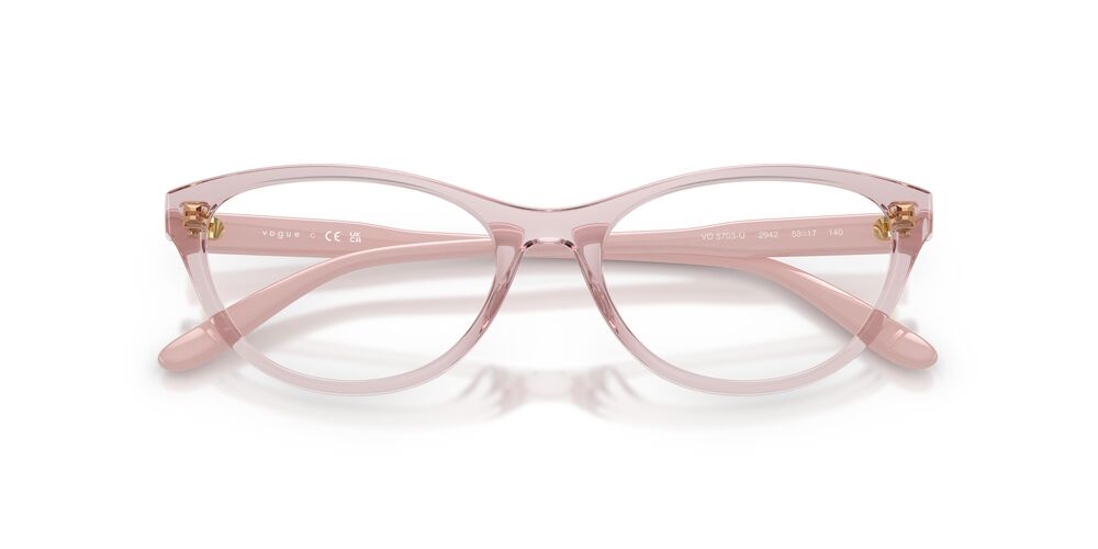 Anteojos Ópticos Vogue 0VO5703U Transparent Pink Rosa