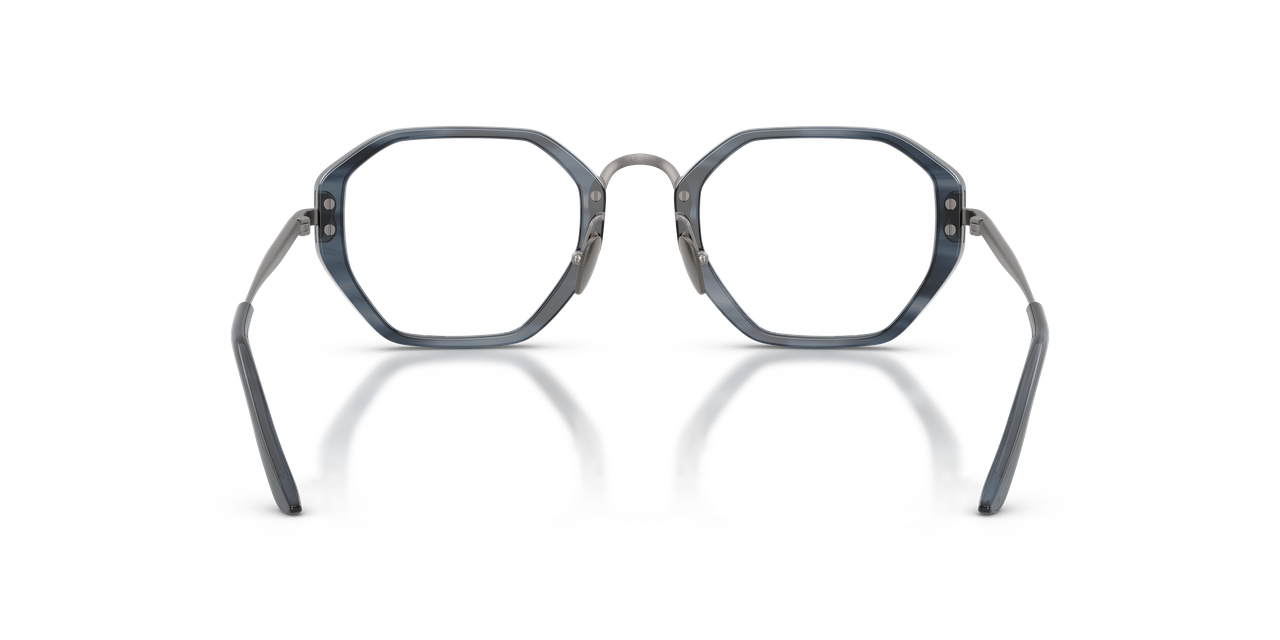 Anteojos Ópticos Giorgio Armani 0AR7282 Striped Smoke Gris