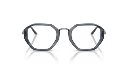 Anteojos Ópticos Giorgio Armani 0AR7282 Striped Smoke Gris