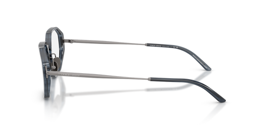 Anteojos Ópticos Giorgio Armani 0AR7282 Striped Smoke Gris