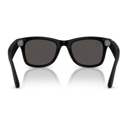 Anteojos de Sol Ray-Ban meta (Gen 3) Wayfarer Large Negro Mate