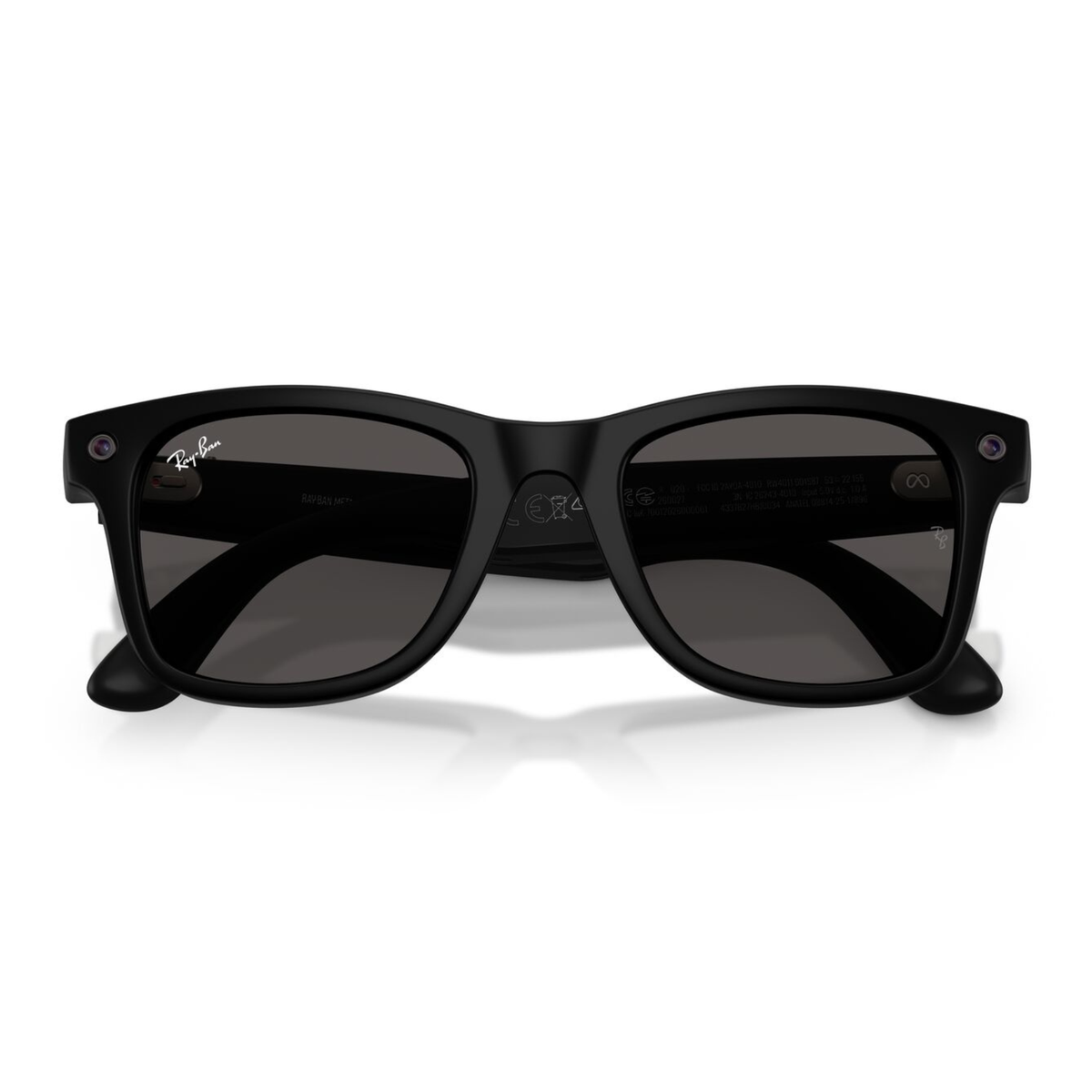Anteojos de Sol Ray-Ban meta (Gen 3) Wayfarer Large Negro Mate