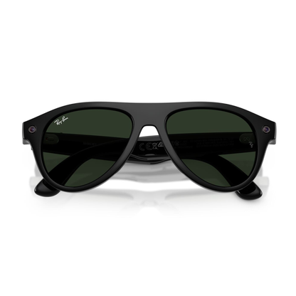 Anteojos de Sol Ray-Ban meta (Gen 3) Aviator Transitions Shiny Black