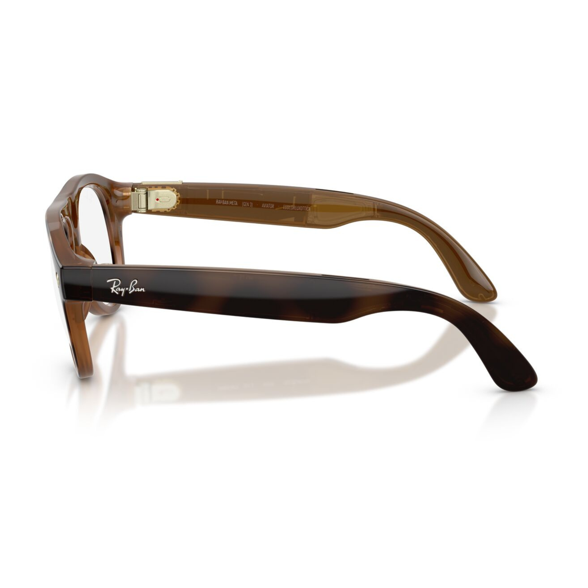 Anteojos de Sol Ray-Ban meta (Gen 3) Aviator Transitions Havana