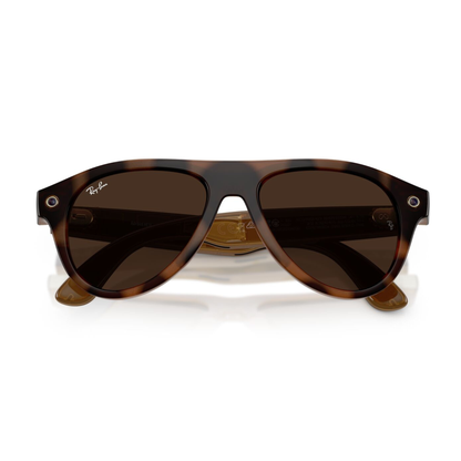Anteojos de Sol Ray-Ban meta (Gen 3) Aviator Transitions Havana