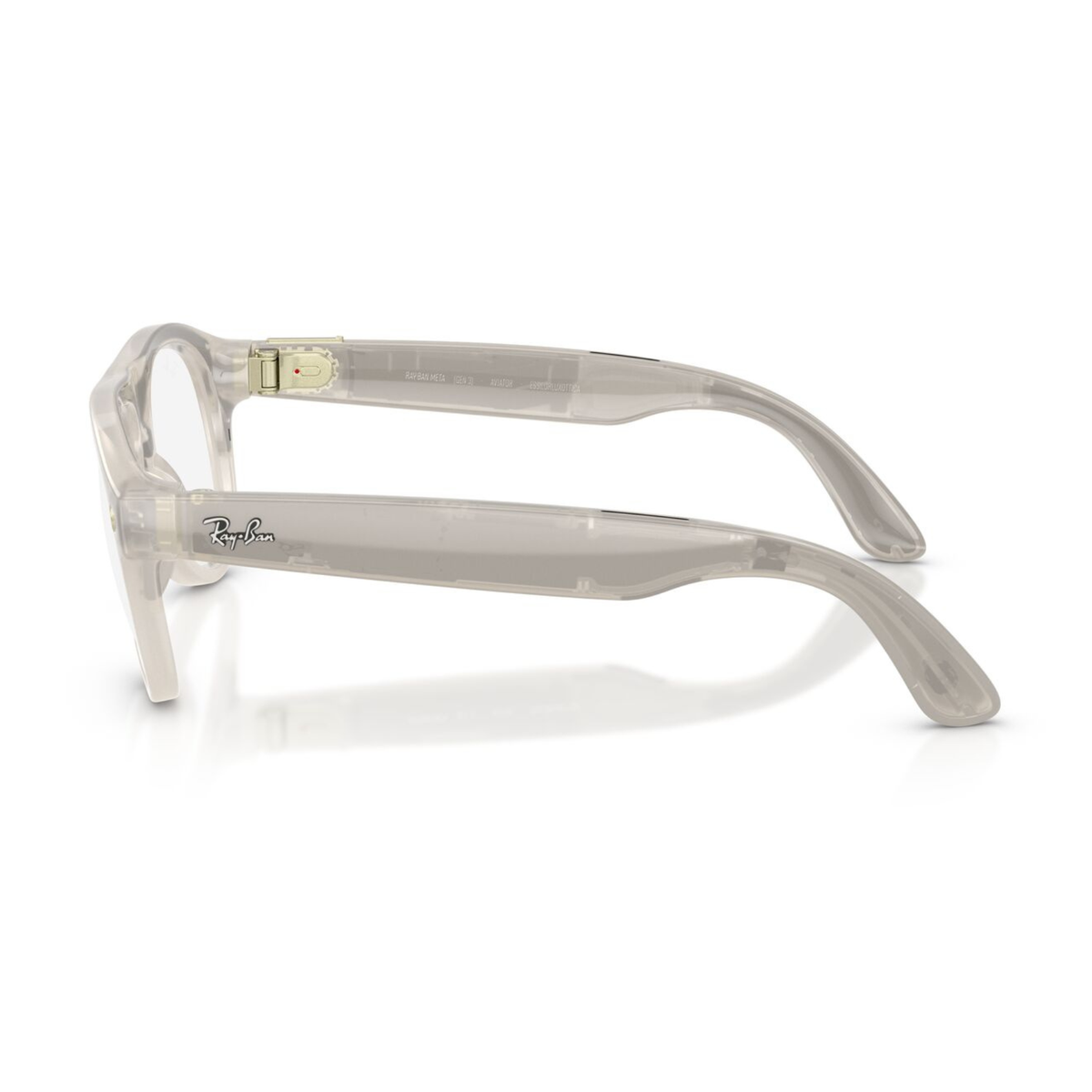 Anteojos de Sol Ray-Ban meta (Gen 3) Aviator Transitions Milky Warm Beige