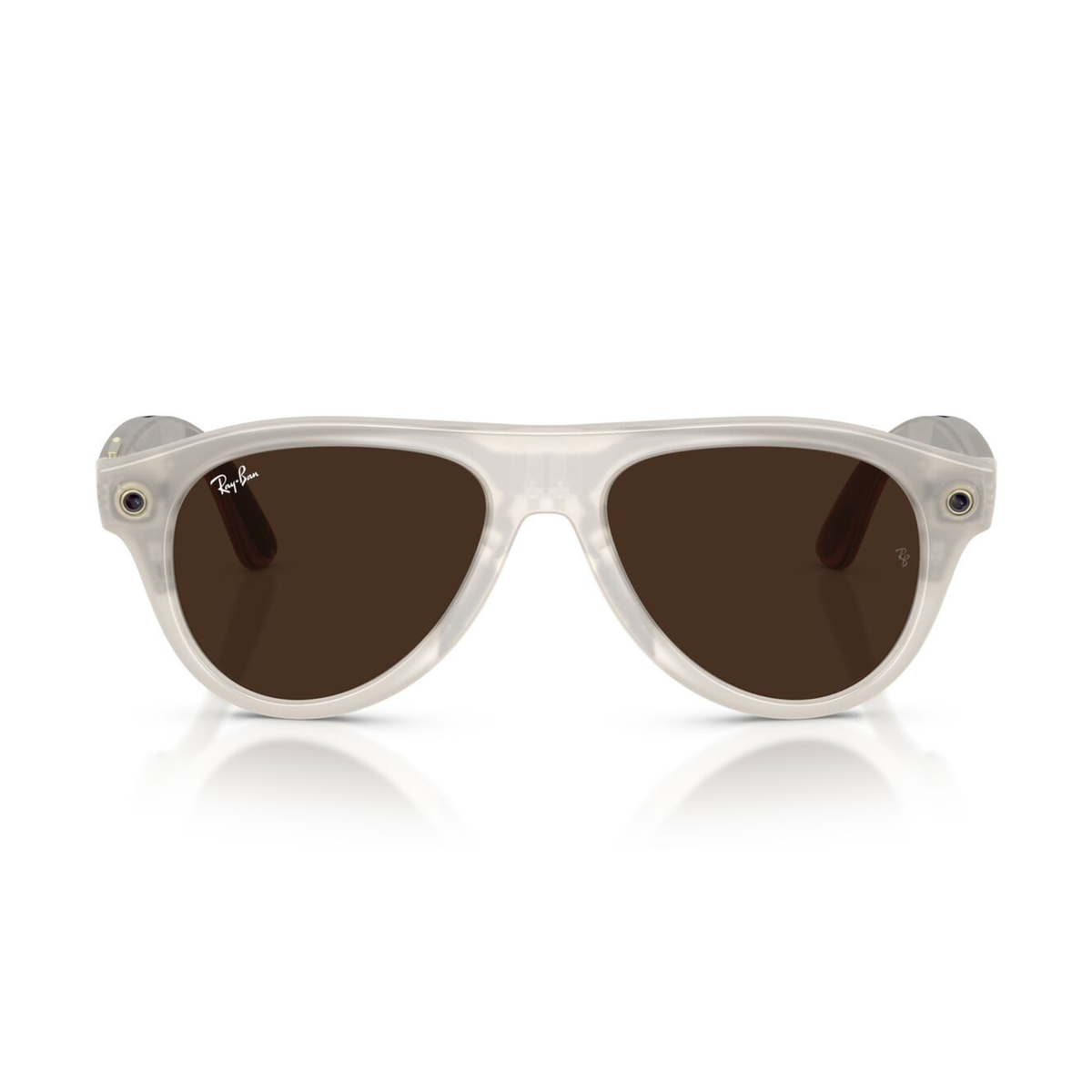 Anteojos de Sol Ray-Ban meta (Gen 3) Aviator Transitions Milky Warm Beige