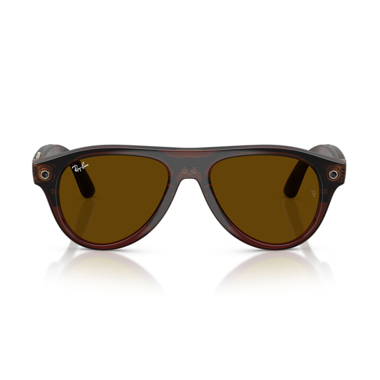 Anteojos de Sol Ray-Ban meta (Gen 3) Aviator Transitions Transp. Umber