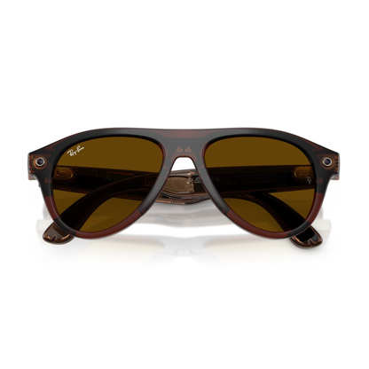 Anteojos de Sol Ray-Ban meta (Gen 3) Aviator Transitions Transp. Umber