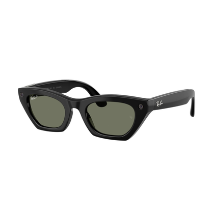 Anteojos de Sol Ray-Ban meta (Gen 3) Zena Polarizado Shiny Black