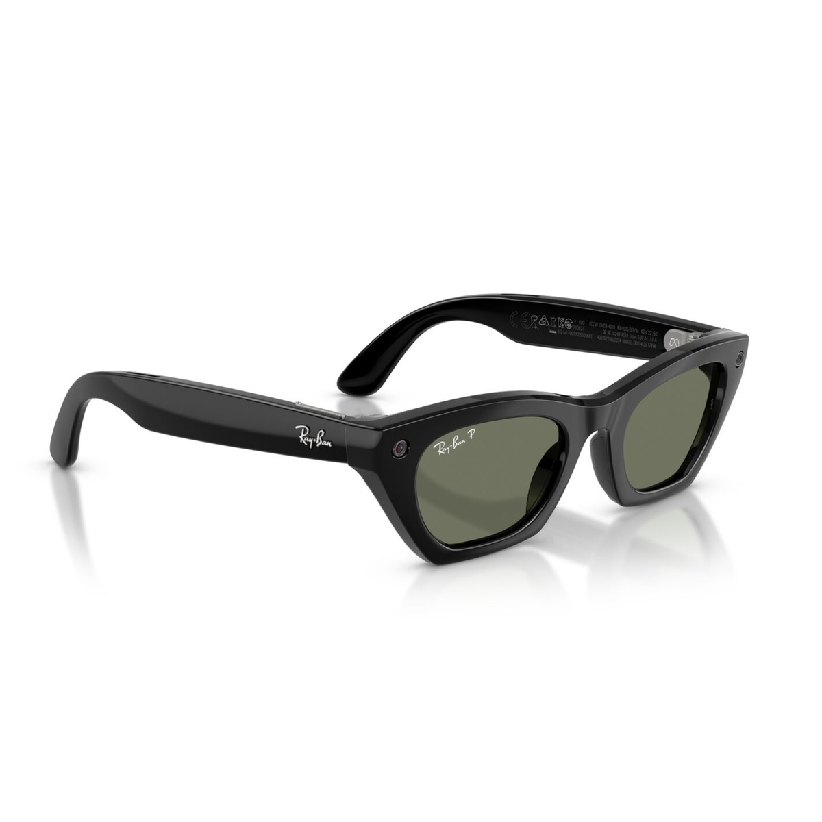 Anteojos de Sol Ray-Ban meta (Gen 3) Zena Polarizado Shiny Black