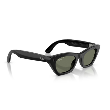 Anteojos de Sol Ray-Ban meta (Gen 3) Zena Polarizado Shiny Black